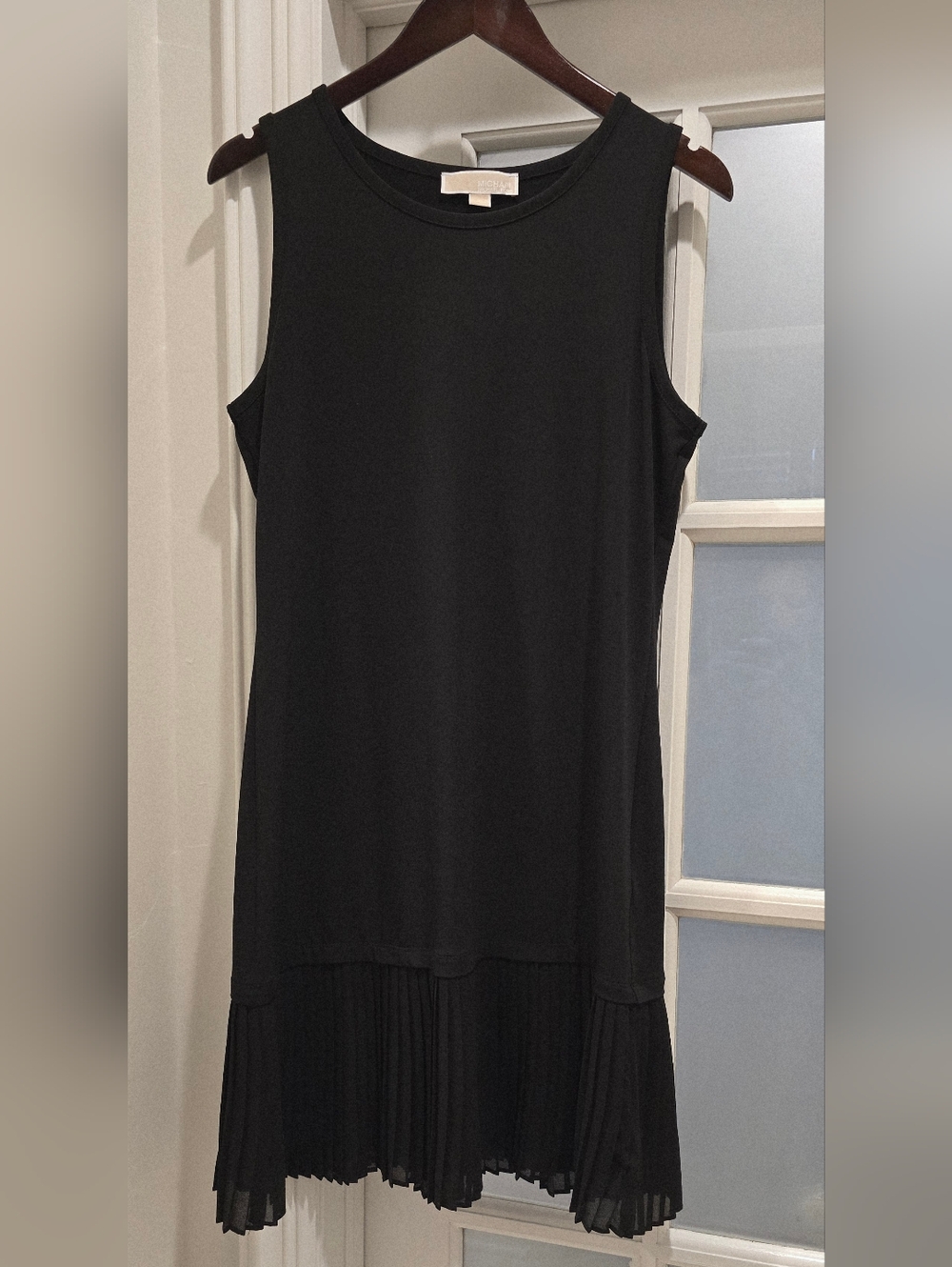 MICHAEL Michael Kors Pleated Hem Shift Dress